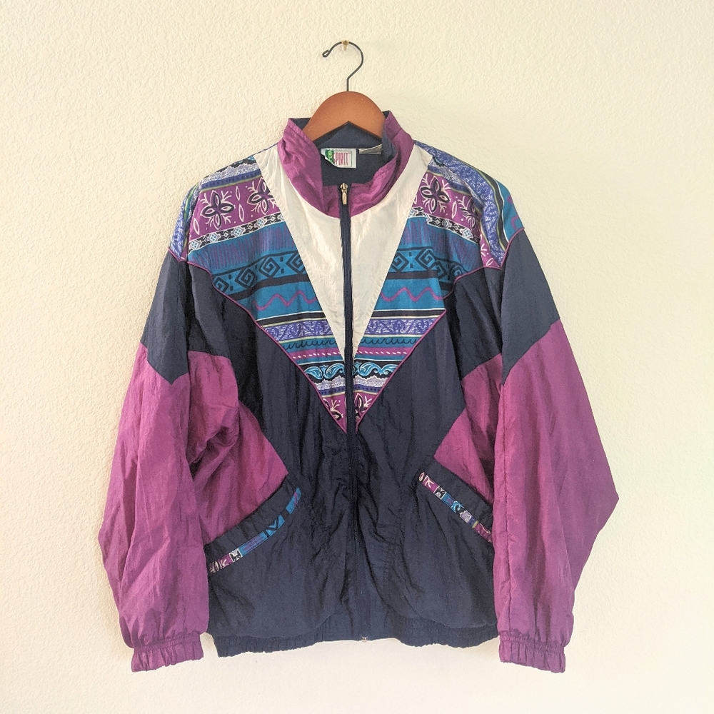 Vintage 80s Windbreaker XL with lining